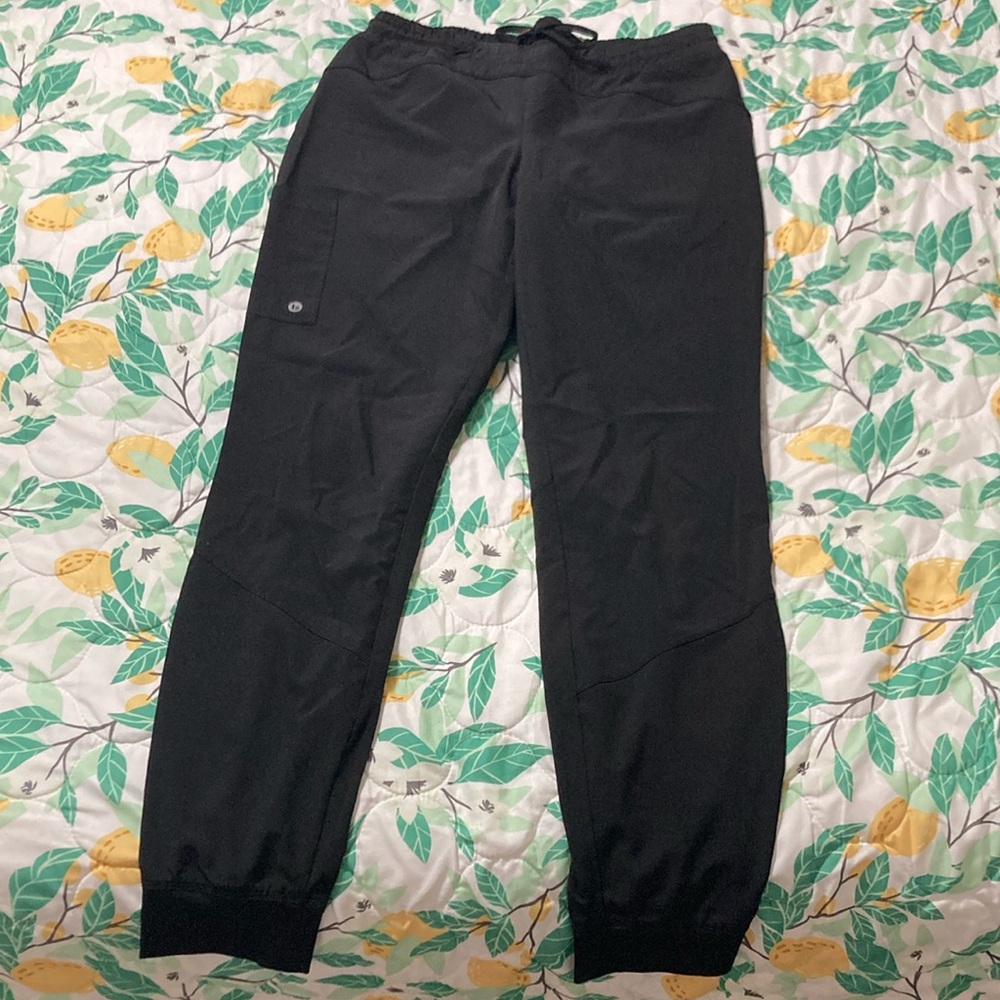 Barco One Black Scrub Jogger Pants size medium tall